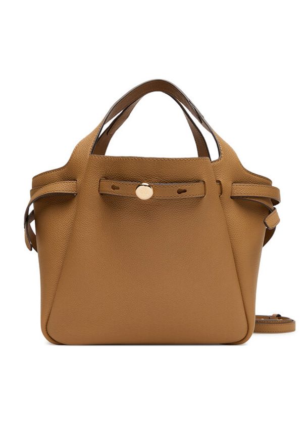 Tory Burch Torebka Romy Satchel 164866 Brązowy. Kolor: brązowy. Materiał: skórzane