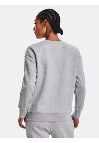 Under Armour - Bluza fitness damska UNDER ARMOUR Essential Fleece Crew. Kolor: szary. Sport: fitness