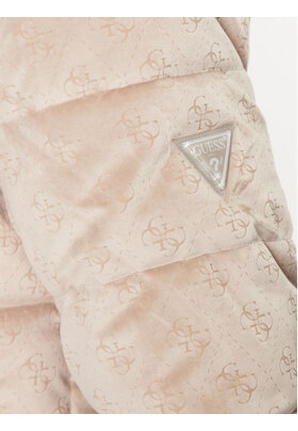 Guess Kurtka zimowa M3BL30 WFP72 Beżowy Regular Fit. Kolor: beżowy. Materiał: syntetyk. Sezon: zima