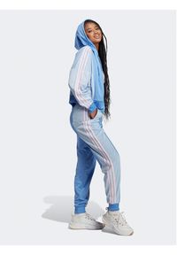 Adidas - adidas Dres Bold Block Tracksuit IC0399 Niebieski. Kolor: niebieski. Materiał: dresówka, syntetyk #7