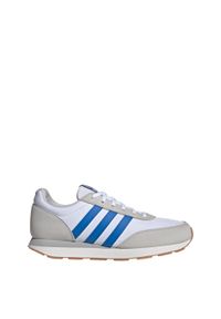 Adidas - Run 60s 3.0 Lifestyle Running Shoes. Kolor: niebieski, biały, wielokolorowy, szary. Materiał: materiał. Sport: bieganie