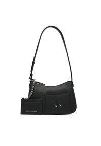Armani Exchange Torebka XW001571 AF15625 UC001 Czarny. Kolor: czarny. Materiał: skórzane