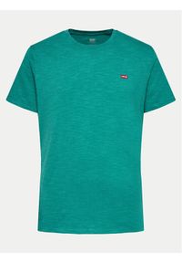 Levi's® T-Shirt Original Housemark 56605-0247 Zielony Regular Fit. Kolor: zielony. Materiał: bawełna