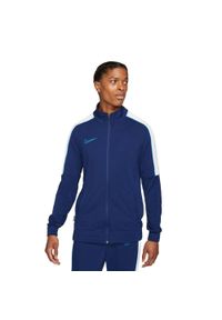 Nike - Męska Kurtka Dresowa DF Academy. Kolor: niebieski. Materiał: dresówka