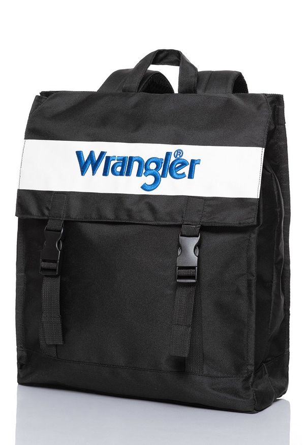 Wrangler - WRANGLER NEW BACKPACK BLACK W0Y148601. Kolor: biały. Styl: klasyczny