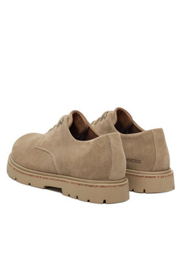 Birkenstock Półbuty Highwood Lace Low 1029696 Beżowy. Kolor: beżowy. Materiał: skóra, zamsz