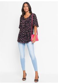 bonprix - Tunika ze zrównoważonej wiskozy. Kolor: czarny. Materiał: wiskoza #2