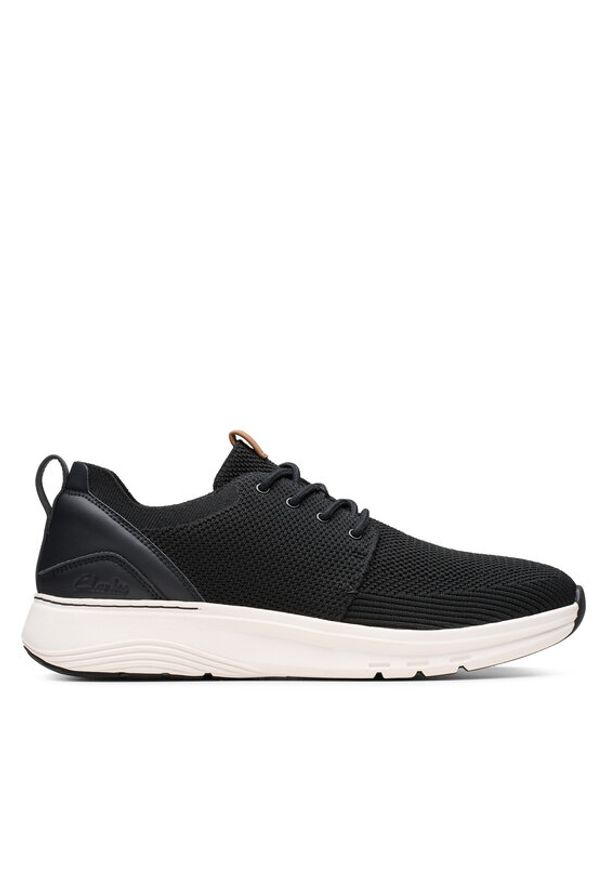 Clarks Sneakersy Motion Trek MX 26181981 Czarny. Kolor: czarny. Materiał: materiał