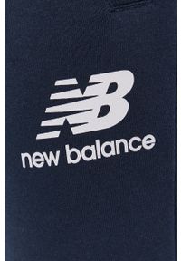 New Balance Spodnie WP03530ECL damskie kolor granatowy z nadrukiem. Kolor: niebieski. Wzór: nadruk #2