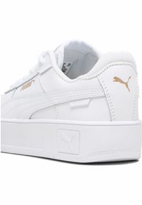 Puma - Młodzieżowe sneakersy Carina Street PUMA White Gold. Kolor: biały, żółty, wielokolorowy. Sezon: lato