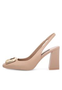 Gino Rossi - GINO ROSSI Czółenka SILVA-SL2275-1 Beżowy. Kolor: beżowy. Materiał: skóra #7