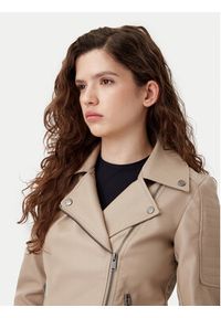 Noisy may - Noisy May Kurtka z imitacji skóry Rebel 27000741 Beżowy Slim Fit. Kolor: beżowy. Materiał: skóra #3