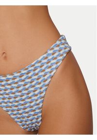 Seafolly Dół od bikini Mala 40761-230 Błękitny. Kolor: niebieski. Materiał: syntetyk #4