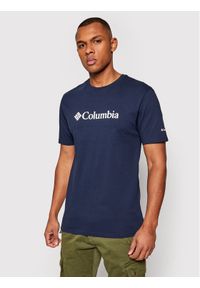 columbia - Columbia T-Shirt Csc Basic Logo™ 1680053 Granatowy Regular Fit. Kolor: niebieski. Materiał: bawełna