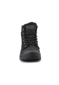 Buty do chodzenia męskie Palladium Pampa HI Supply Lth. Wysokość cholewki: za kostkę. Zapięcie: sznurówki. Kolor: czarny. Materiał: materiał, syntetyk. Szerokość cholewki: normalna. Sport: turystyka piesza #2