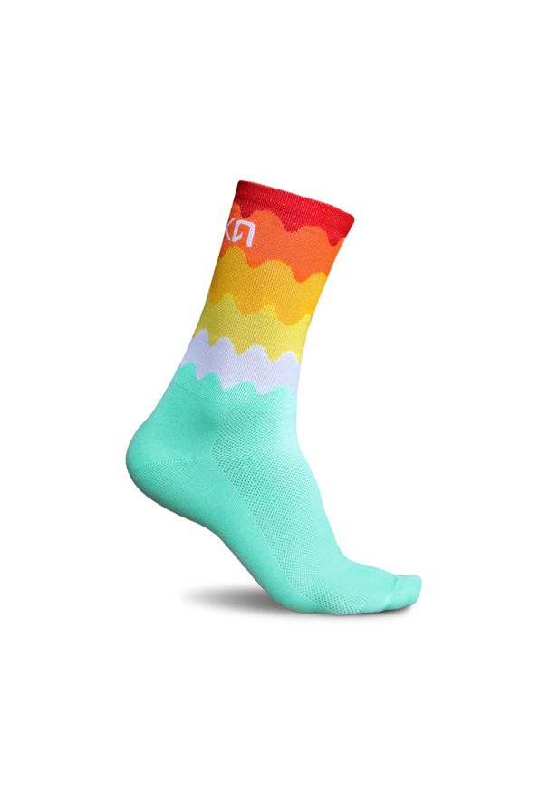 Skarpety Rowerowe Unisex LUXA Tenerife. Kolor: wielokolorowy. Sport: kolarstwo
