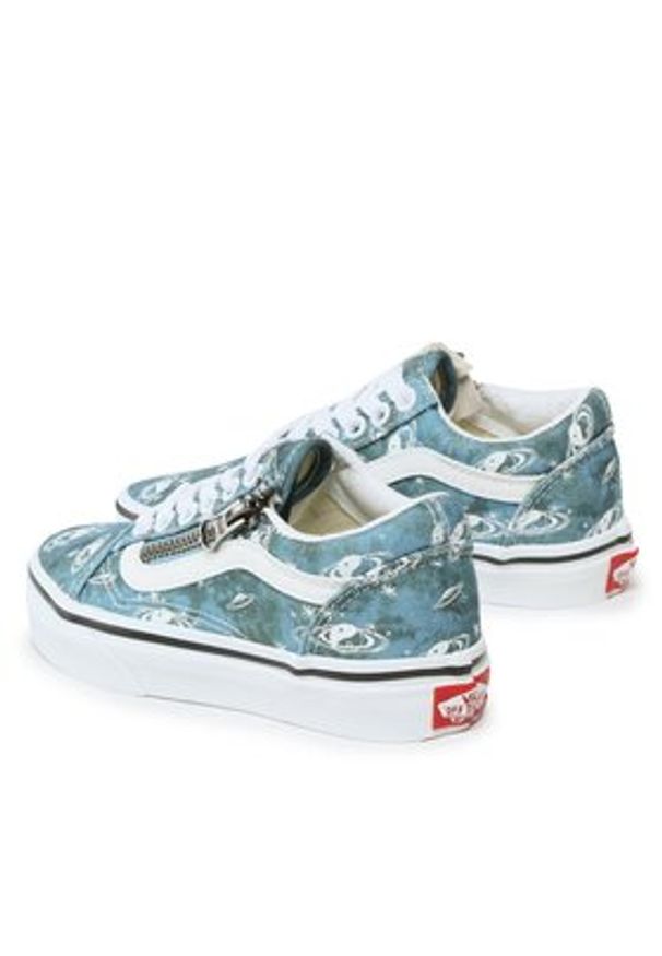 Vans Tenisówki Old Skool Zip VN0A2XSM4481 Błękitny. Kolor: niebieski. Materiał: materiał