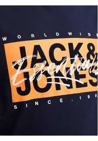 Jack & Jones - Jack&Jones T-Shirt Colton 12268439 Granatowy Standard Fit. Kolor: niebieski. Materiał: bawełna #7