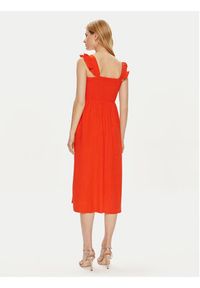Pieces Sukienka letnia Luna 17147176 Czerwony Regular Fit. Kolor: czerwony. Materiał: syntetyk. Sezon: lato #6