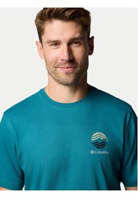 columbia - Columbia T-Shirt Kettle River™ 2120411 Turkusowy Regular Fit. Kolor: turkusowy. Materiał: bawełna #3