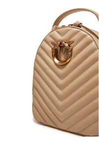 Pinko - PINKO Plecak Love Click Mini Backpack PE 25 PLTT 103614 A1J2 Beżowy. Kolor: beżowy. Materiał: skóra #3