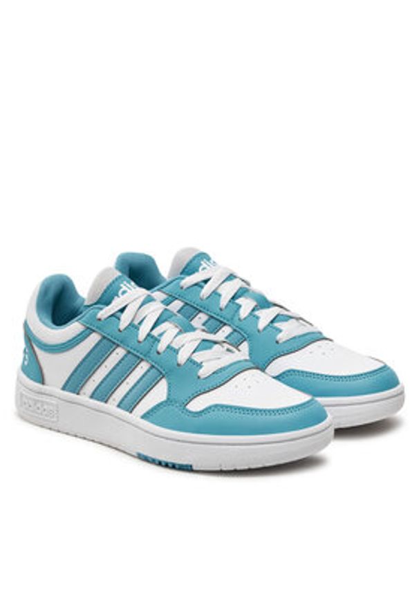 Adidas - adidas Sneakersy Hoops 3.0 IH0175 Niebieski. Kolor: niebieski. Materiał: skóra
