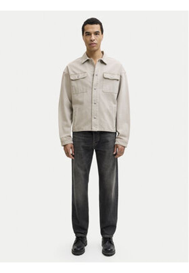 Jack & Jones Jeansy Chris 12294332 Czarny Loose Leg. Kolor: czarny