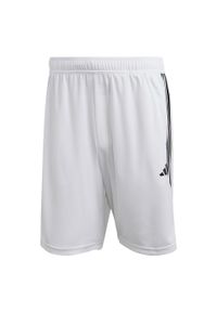 Adidas - Train Essentials Piqué 3-Stripes Training Shorts. Kolor: biały, wielokolorowy, czarny. Materiał: materiał