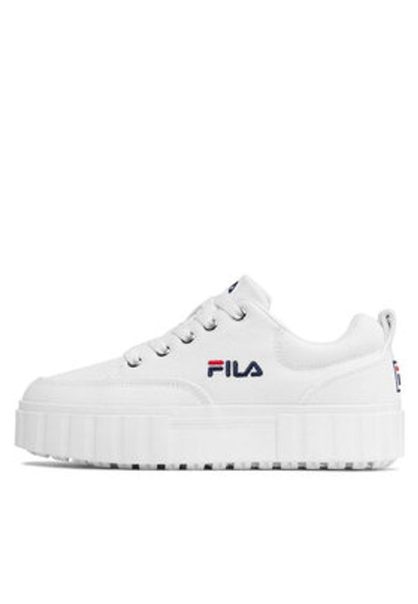 Fila Sneakersy Sandblast C FFW0062.10004 Biały. Kolor: biały. Materiał: materiał