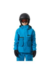 Dziecięca kurtka narciarska Helly Hansen Powder LT. Kolor: niebieski. Sezon: zima. Sport: narciarstwo #1