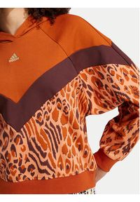Adidas - adidas Bluza FARM Rio IV9739 Pomarańczowy Loose Fit. Kolor: pomarańczowy. Materiał: bawełna #4