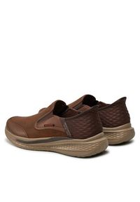 skechers - Skechers Półbuty Slade 205237 Brązowy. Kolor: brązowy. Materiał: skóra #6