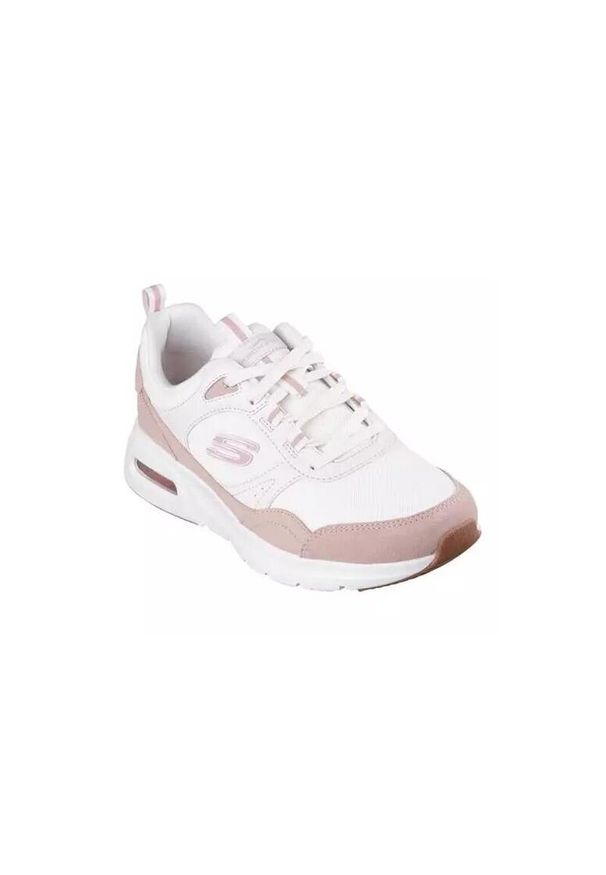 skechers - Tenisówki Skechers Model Skech-air Court Kolor Beżowy. Kolor: pomarańczowy, biały, wielokolorowy. Materiał: tkanina, skóra