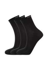 ENDURANCE - Skarpetki Endurance Alcudia 3-Pack Bamboo Quarter. Kolor: czarny. Sport: fitness