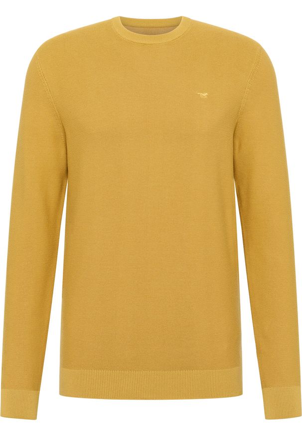 Mustang - MUSTANG ELLIOT MĘSKI SWETER ELEGANCKI CIEPŁY LOGO SOUTHERN MOSS 1015472 6450. Styl: elegancki