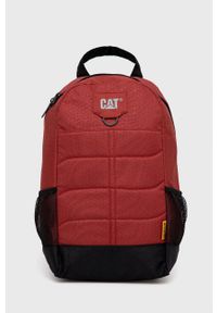 CATerpillar - Caterpillar plecak kolor czerwony duży. Kolor: czerwony
