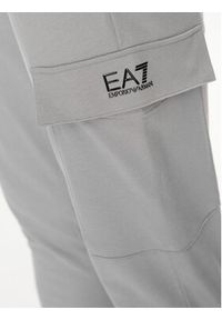 EA7 Emporio Armani Spodnie dresowe 8NPP59 PJ05Z 1920 Szary Regular Fit. Kolor: szary. Materiał: bawełna, dresówka