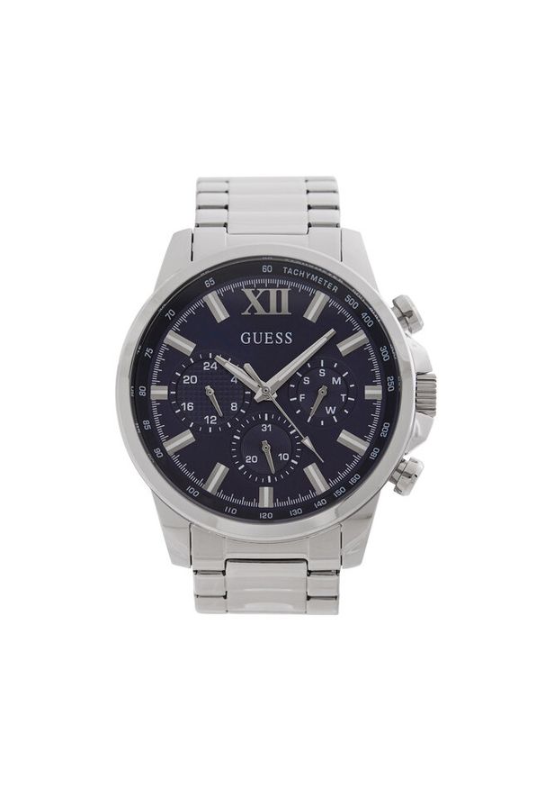 Zegarek Guess. Kolor: srebrny