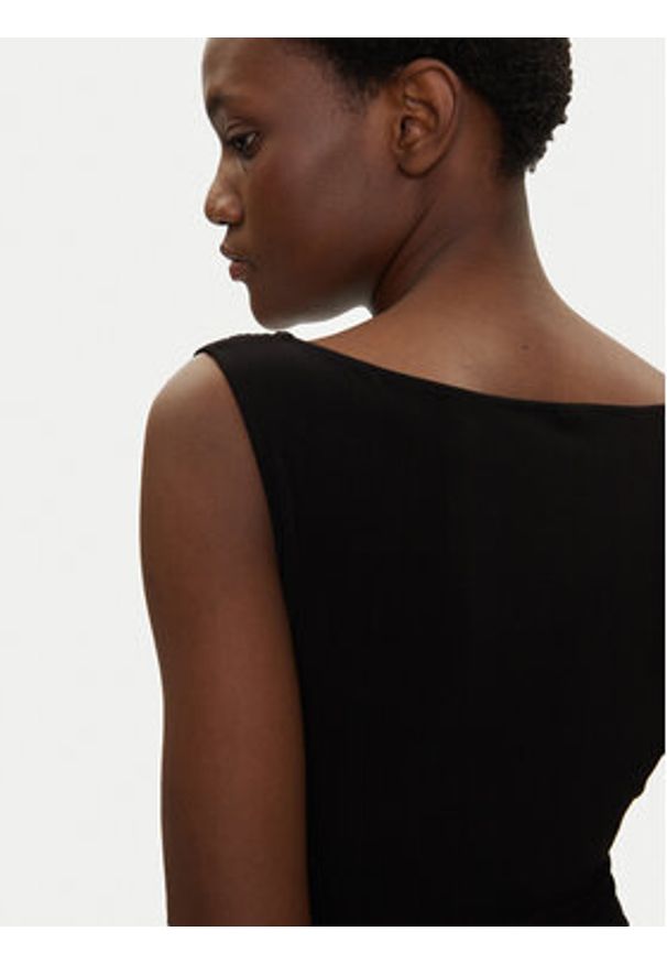 NORMA KAMALI Body KK424XPLH35001 Czarny Slim Fit. Kolor: czarny. Materiał: syntetyk