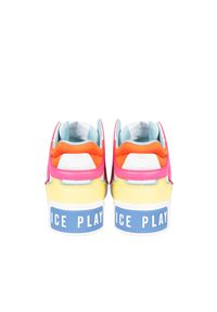 Ice Play Sneakersy | KURW001W3YM1 | Kobieta | Biały. Okazja: na spacer. Nosek buta: okrągły. Kolor: biały. Materiał: materiał, skóra ekologiczna. Sport: turystyka piesza