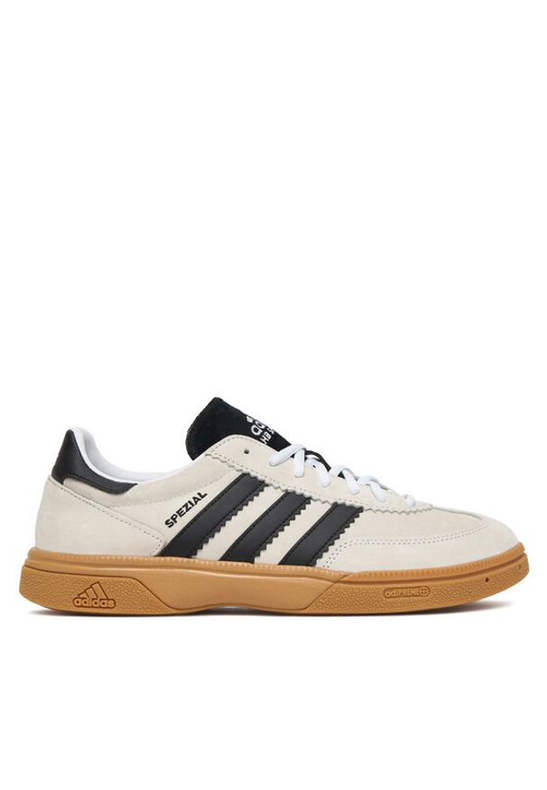 Adidas - adidas Buty halowe Handball Spezial KJ3700 Écru. Kolor: kremowy. Materiał: skóra, zamsz. Sport: piłka ręczna