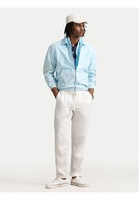 Polo Ralph Lauren Kurtka przejściowa 710961831004 Błękitny Regular Fit. Typ kołnierza: polo. Kolor: niebieski. Materiał: bawełna