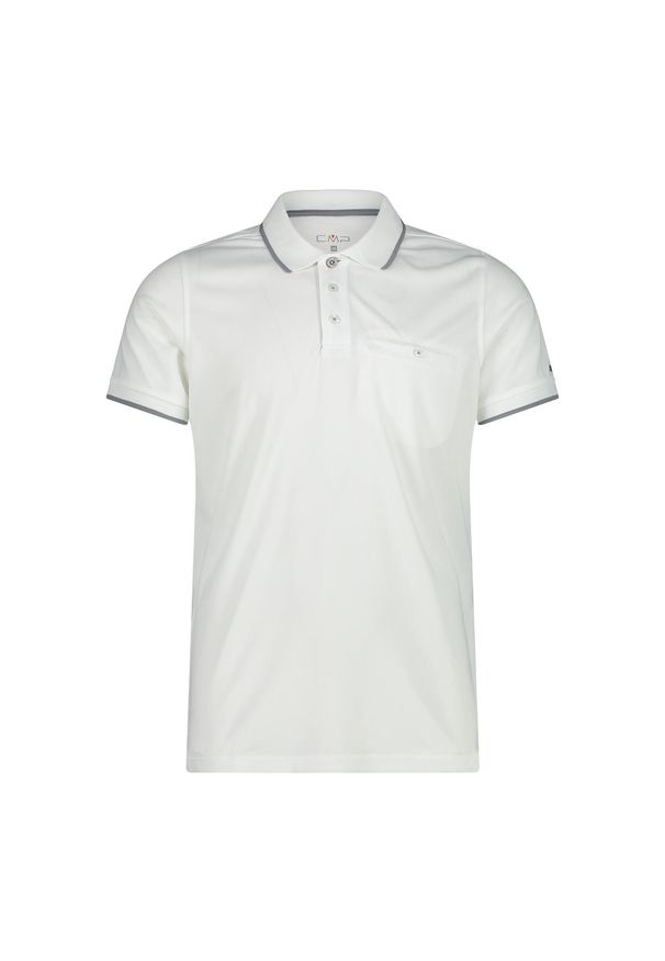 Polo CMP. Typ kołnierza: polo. Kolor: biały, wielokolorowy, szary