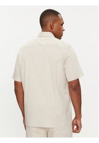 Calvin Klein Koszula K10K109440 Beżowy Regular Fit. Kolor: beżowy. Materiał: bawełna