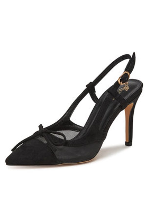 DeeZee Szpilki AU-8268-10 Czarny. Kolor: czarny. Materiał: materiał. Obcas: na szpilce