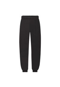 FRUIT OF THE LOOM - Spodnie Do Biegania Premium Z Elastycznymi Mankietami Dla Dzieci I Niemowląt. Kolor: czarny. Sezon: lato. Sport: turystyka piesza