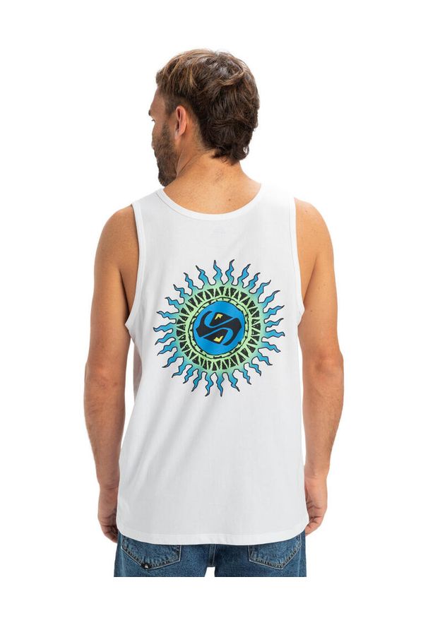 Quiksilver - Polarowe spodenki dla Mężczyzn EV BEACH BLAST Biały. Kolor: biały. Materiał: materiał, bawełna. Wzór: nadruk