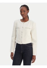 Guess Marynarka W6RL54 WJ632 Écru Regular Fit. Materiał: syntetyk #1