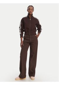 Adidas - adidas Bluza Firebird KD2937 Brązowy Regular Fit. Kolor: brązowy. Materiał: bawełna #2