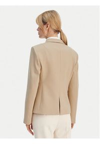BOSS Marynarka Jia14 50556336 Beżowy Slim Fit. Kolor: beżowy. Materiał: syntetyk #2